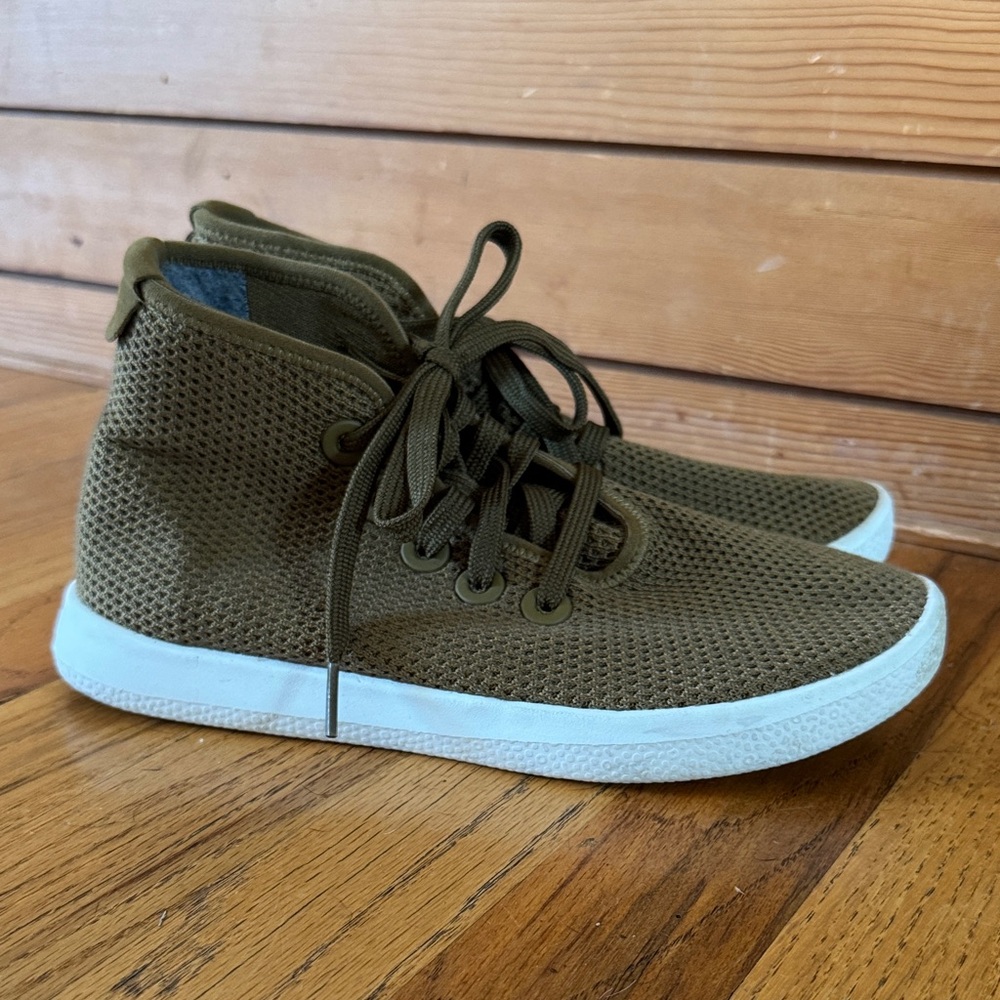 Allbirds Olive Green High-Top Athletic Shoes